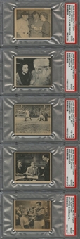 1948 Swell Gum "The Babe Ruth Story" PSA-Graded Collection (11 Different)